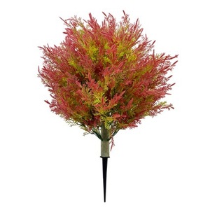Meimei Crafts - Planta Artificial de Cosecha Otoñal de 65 cm, Decoración para Jardín Exterior, Vegetación Artificial, Decoración con Estaca para el Suelo - Product Image 1