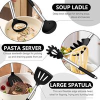 Set Peralatan Dapur Silikon Set Peralatan Dapur Stainless Steel Set Peralatan Masak