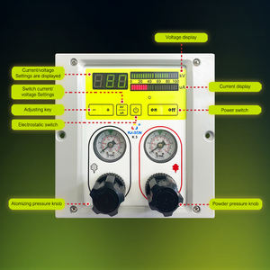 Pistola de pintura en polvo manual KAISEN <span class=keywords><strong>Opti</strong></span> Super Corona Ring - Product Image 3