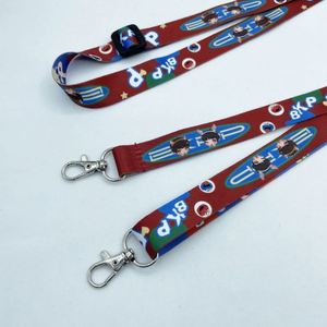 Sublimation High Quality <b>Polyester</b> Small Batch Custom Supply Color <b>Lanyard</b> With Logo - Product Image 1