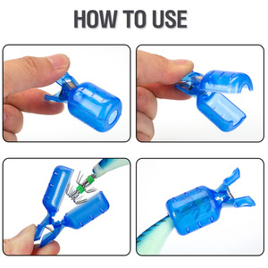 <strong>Squid</strong> Jig Hook Cover Scratch Resistant Umbrella Hook Protector Plastic Protective Storage Accessories Fishing Accessories - Product Image 4