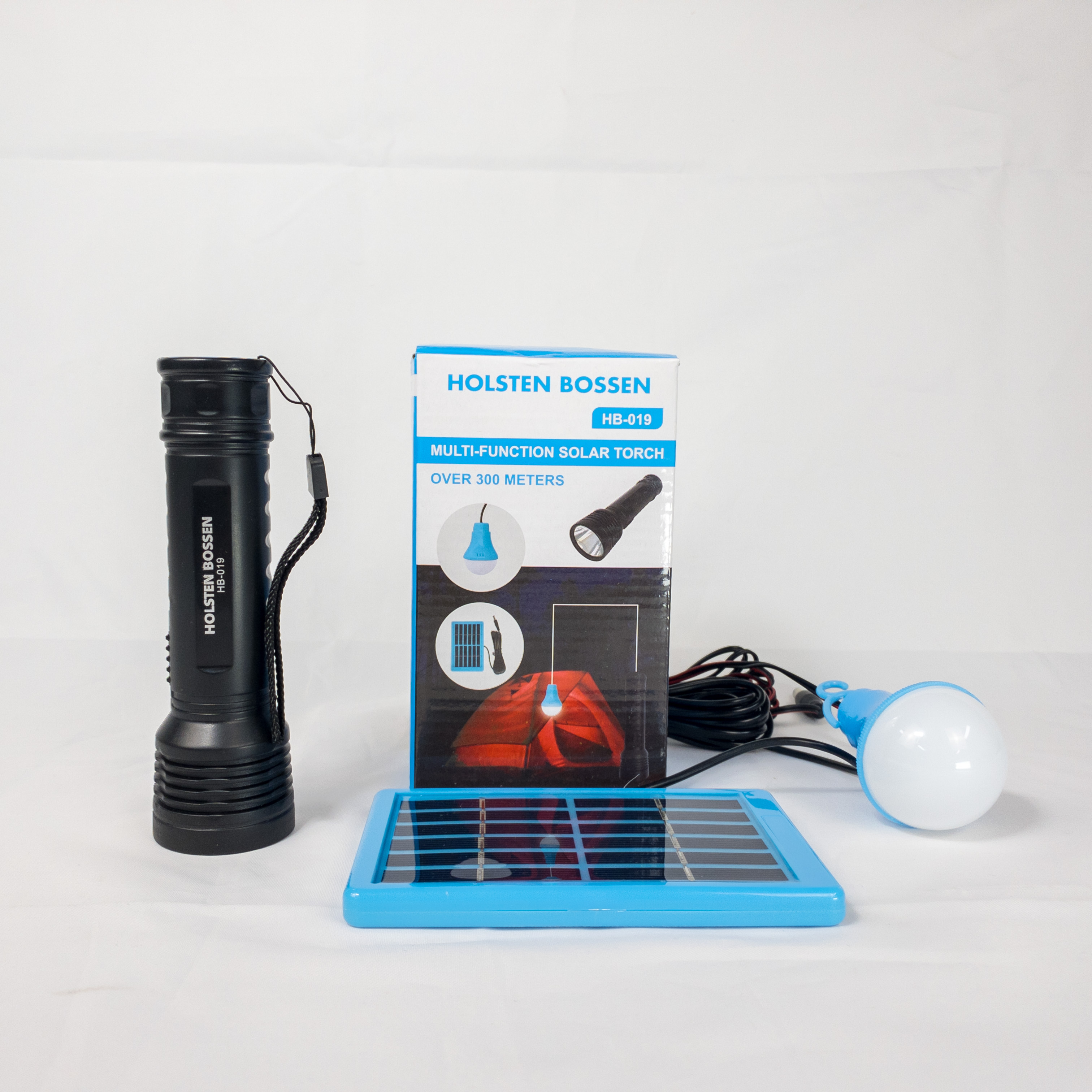 HOLSTEN BOSSEN HB019 перезаряжаемые светодиодные фонарики на солнечной энергии с солнечной панелью