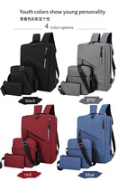 Nouvel Ensemble Sac de Voyage de Bureau pour Hommes, Sac à Dos Multifonction d'Affaires d'Extérieur avec Port USB et Design Personnalisé