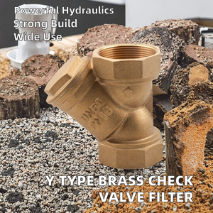 Filtre anti-retour en laiton de type Y en stock et sans MOQ, filtre en Y haute température pour système de filtration d'eau - Product Image 2
