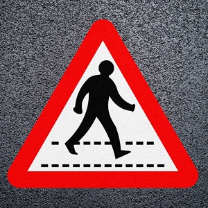 Señales de Pavimento Termoplásticas Preformadas Directas de Fábrica, Logotipos Personalizados para Cruces Peatonales, Señales de Tráfico para Seguridad Vial HuaQun - Product Image 6