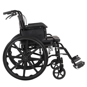 Fauteuil roulant manuel léger et pliable avec fonction toilette et douche pour personnes âgées, aide à la mobilité - Product Image 1