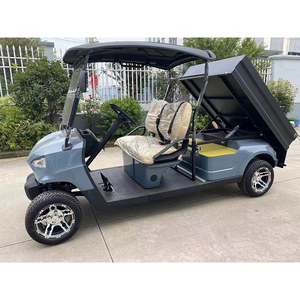 Carrito de Carga Grande, Carrito de Golf Eléctrico Utilitario para 2 Pasajeros con Neumáticos Todoterreno, Alcance de 90 km y Velocidad de 30-50 km/h - Product Image 4