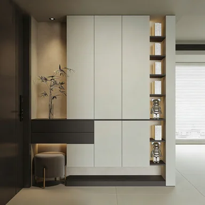 Meuble de rangement contemporain multicouche sur mesure pour chaussures, idéal pour l'entrée, les intérieurs personnalisés et l'organisation domestique - Product Image 2