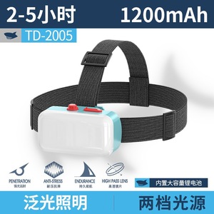 Linterna Frontal Recargable para Niños Smiling Shark, Linterna LED con Carga Tipo C para Camping y Senderismo - Product Image 5