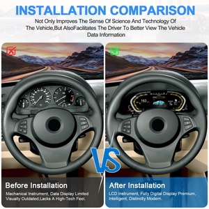 Upgrade 10.25" <b>Car</b> LCD Digital Dashboard Instrument Cluster <b>Speedometer</b> Tachometer <b>for</b> BMW E53 X5 5 Series E39 1999-2006 - Product Image 4