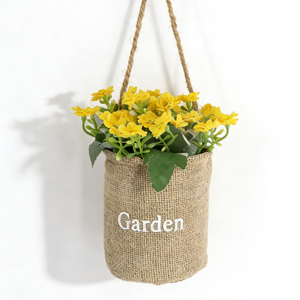 Decoración de Flores Artificiales de <span class=keywords><strong>Aglaia</strong></span> al por Mayor con Bolsa de Yute y Cuerda para Colgar, Flores Artificiales para Arreglos del Hogar y Adornos - Product Image 1
