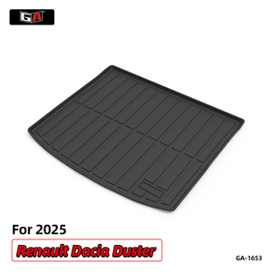 Tapis de coffre arrière en TPE à bords surélevés pour <span class=keywords><strong>Dacia</strong></span> Duster 2025, sur mesure, lavable, facile à nettoyer, ensemble de tapis auto - Product Image 2
