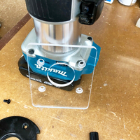 Plaque de Base universelle en acrylique pour routeur, pour Porter câble, Ryobi, Makita, Hitachi, dewb, luciite, Guide de perçage