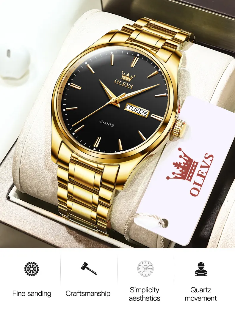 Brand OLEVS Wristwatch | GoldYSofT Sale Online