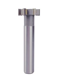 ดอกกัดคาร์ไบด์ร่องตัวที ด้ามตรง สำหรับเหล็กและอะลูมิเนียม - Product Image 1