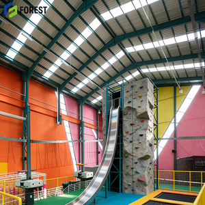 Arena de Trampolines con Estructura de Acero, Malla de Nailon Certificada ASTM, Centro Modular ODM Duradero, Exportador de Juegos Interactivos - Product Image 1