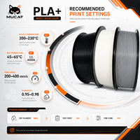 Filamento PLA+ Easy Print 1.75mm, materiale a basso deformarsi per progetti di stampa 3D e creatori di fai-da-te