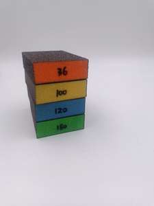 China Made Customizable OEM Hand Sponge Sanding Block Made From Aluminum Oxide Material Sponge Sand Block - Product Image 6