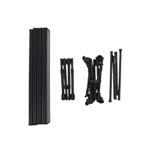 New Black Metal Aluminum Portable Outdoor Furniture Foldable <b>Tables</b> Chairs for Picnic for Camping and Hiking 017 Outdoor Picnic - Product Image 4