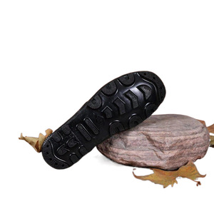 Zapatos de Trabajo de Caña Alta para Hombre, Color Verde Oliva, Suela de Goma Antideslizante, Transpirables, Botas de Seguridad para la Construcción, Tacón Bajo, para Uso Laboral en Exteriores - Product Image 5