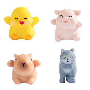 Figuras de Animales de Resina de Dibujos Animados, Adorno Colgante para Espejo Retrovisor de Coche, Pato Colgante, Pez para Decoración de Peceras, Accesorios - Product Image 5