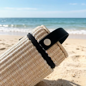 GWP Luxury Brand Handmade Leather Woven Ladies Handbag Jewelry <b>Box</b> Beach Vacation Storage Bag - Product Image 3