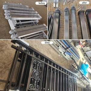 أسوار حماية للدرج وحديثة مخصصة بألوان مخصصة على السطح ، أسوار للدرج ، أسوار حواجز ، ممرات - Product Image 2