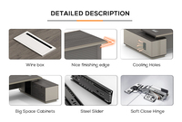 Bureau De Travail Muebles De Oficina Ceo scrivania tavolo da lavoro classico Mini antico direttore scrivania da lavoro