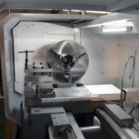 Torno CNC de bancada plana horizontal CK6180, centro de torneado de metal de alta resistencia, bancada larga, controlador Fanuc, motor, CE ISO OEM