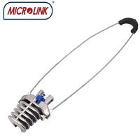 Kit de fixation pour câble aérien de type figure 8 – Serre-câble d'ancrage pour câble à fibre optique aérien