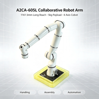 Nouveau robot collaboratif Hirobot A2CA-605L 6DOF, charge nominale de 5 kg, charge utile maximale de 7 kg, bras en alliage d'aluminium, servomoteur, usage industriel