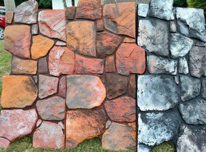 Panel de <span class=keywords><strong>pared</strong></span> de <span class=keywords><strong>piedra</strong></span> de poliuretano (PU) de <span class=keywords><strong>piedra</strong></span> de colores ligeros - Product Image 5