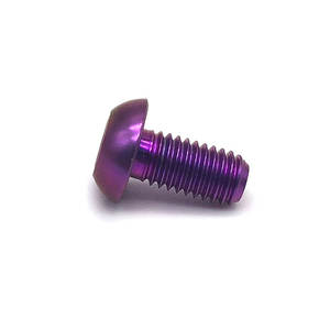 Baut <span class=keywords><strong>Titanium</strong></span> GR5 Kepala Besar, Sekrup <span class=keywords><strong>Titanium</strong></span> T40 untuk Rotor Rem Cakram M3 M4 M5 M6 M8 25mm, Baut Ti untuk Sepeda Motor - Product Image 6