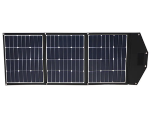 Panneau solaire portable pliable Sunfield SFED-Z130SP 130W, cellules monocristallines, pour camping en extérieur, 4x4, efficacité 21%, noir - Product Image 3