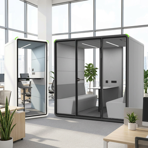 Cabine insonorisée, boîte silencieuse, pod acoustique, cabine d'isolation phonique <span class=keywords><strong>avec</strong></span> système <span class=keywords><strong>de</strong></span> prise <span class=keywords><strong>de</strong></span> courant intégré - Product Image 6
