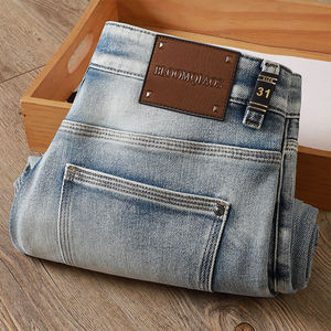 <span class=keywords><strong>กางเกง</strong></span><span class=keywords><strong>ยีน</strong></span><span class=keywords><strong>ส์</strong></span>ขาตรงผู้<span class=keywords><strong>ชาย</strong></span>ทรงตรงปลายสูงสำหรับฤดูใบไม้ร่วงฤดูหนาว - Product Image 4