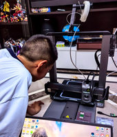 Crea Lity Hi Combo Printer 3D Model Multi-warna Desktop untuk Pencetakan 3D dengan CFS Cerdas Kecepatan Cetak Cepat 500 Mm/s