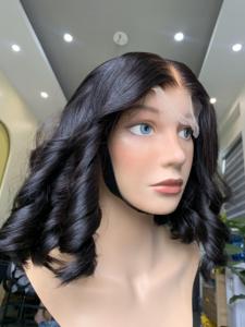 Blanchiment noeuds dentelle Remy Extensions de cheveux alignés Machine trame unique trame Vietnam cheveux VNHL marque 100g - Product Image 6