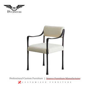<span class=keywords><strong>Taburete</strong></span> de tocador <span class=keywords><strong>minimalista</strong></span> personalizable con estructura metálica y tapizado en tela, de <span class=keywords><strong>diseño</strong></span> para clubes, villas, vestíbulos de hoteles, salas de estar y dormitorios. - Product Image 1