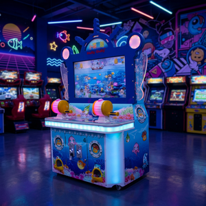 Machine d'arcade de pêche Cat Fishing 32 pouces pour 2 joueurs, Wi-Fi, en métal et plastique, jeu vidéo à tickets - Product Image 3