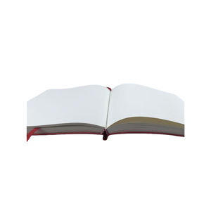 Libros de Cuero PU <span class=keywords><strong>con</strong></span> Impresión Personalizada de Fábrica, <span class=keywords><strong>con</strong></span> Cinta Roja, Encuadernación Plana Tipo Mariposa, Encuadernación Perfecta, Papel Recubierto - Product Image 6
