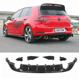 Kit carrosserie pour Volkswagen Golf <span class=keywords><strong>7</strong></span>/<span class=keywords><strong>7</strong></span>.5 R-Line/GTI 2013-2020 : Aileron avant, jupes latérales, lèvre arrière, hayon <span class=keywords><strong>TCR</strong></span> pour retrofit/amélioration - Product Image 3