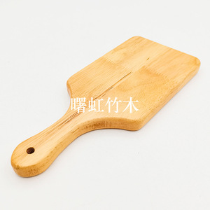 Planche à servir Shuhong en bambou et bois massif de caoutchouc 28x12x1,8 cm pour pain, steak, pizza, sushi, dessert - Product Image 1