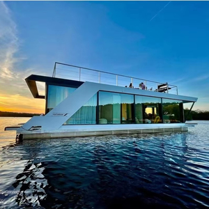 Nuevo Diseño <span class=keywords><strong>de</strong></span> Gran Venta: Casa Flotante <span class=keywords><strong>en</strong></span> Bote Pontón <span class=keywords><strong>de</strong></span> Aluminio Grado Marino para <span class=keywords><strong>Vacaciones</strong></span> y Fiestas Familiares - Product Image 1