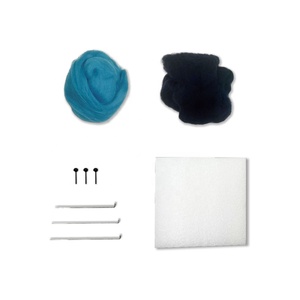 DIY Hedgehog <b>Needle</b> <b>Felting</b> <b>Tools</b> Kit with <b>Felting</b> <b>Needles</b> & Foam Mat for DIY Craft Animal Home Decoration - Product Image 3