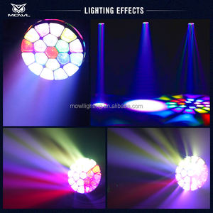 Haute puissance abeille oeil tête mobile 19*40W K15 LED Zoom lavage tête mobile lumière Rotation lentille grand abeille oeil pour événement fête <span class=keywords><strong>Disco</strong></span> - Product Image 5