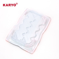 Barquette jetable rectangulaire KARYO 0007 pour plats à emporter, contenant en plastique pour sushis, emballage pour sushis, boîte à sushis avec couvercle