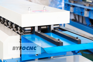 Byfo T12 1.2Mm Mạ Kẽm Tấm Kim Loại Mặt Bích Máy Ống Tdf Mặt Bích Hình Thành Máy Cho Hvac Ống Mặt Bích Clip Làm - Product Image 4