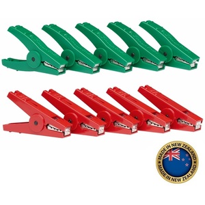 Confezione da 5 Mollette Premium Gallagher Green con Clip a Coccodrillo per Fissaggio Sicuro - Product Image 1