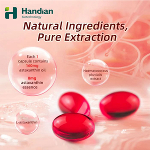 Cápsulas Veganas de Astaxantina OEM con Vitamina <span class=keywords><strong>E</strong></span> y Extracto de Bayas Jóvenes, 60 Unidades, para Apoyo Antioxidante, Protección de la Piel y Fotovienza en Adultos - Product Image 3